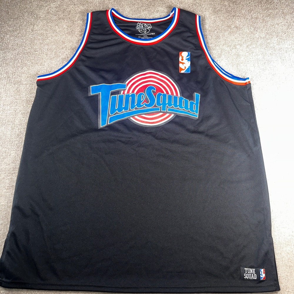 Space Jam Tune Squad Bugs Bunny 1 Basketball Jersey‎ Black XXL Looney Tunes